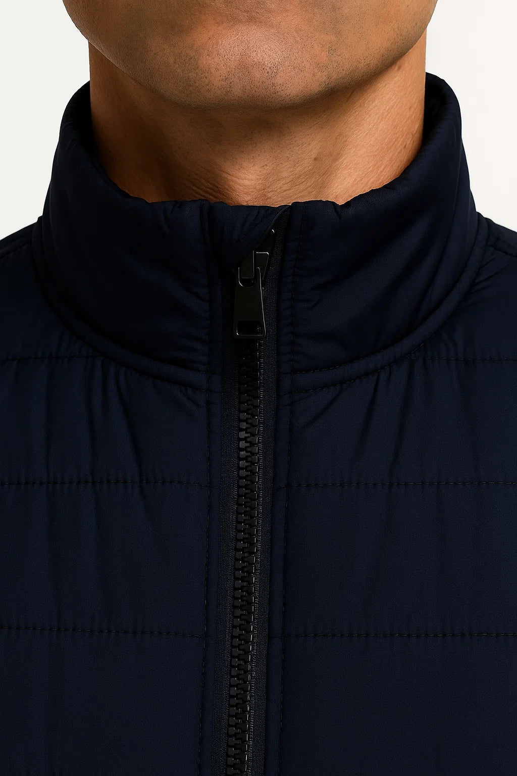 Men's Puffer Vest Cotton-Padded Sleeveless Winter Jacket
