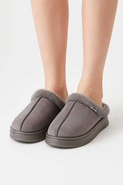 Women's Slippers Fluffy EVA Thick Sole Indoor Anti-Slip Warm Comfort