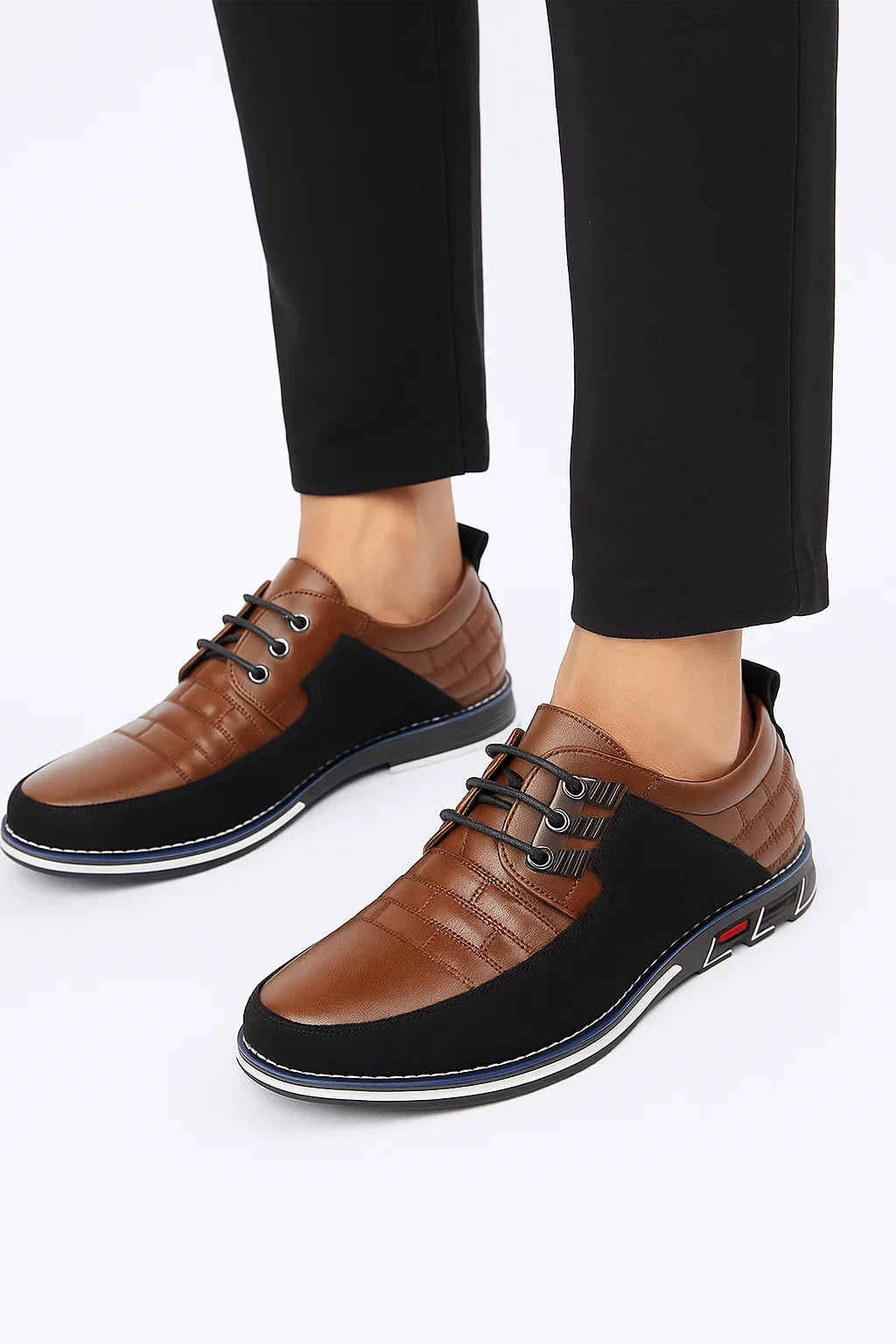 Men's Oxford Shoes Leather Ergonomic Design Comfortable Support