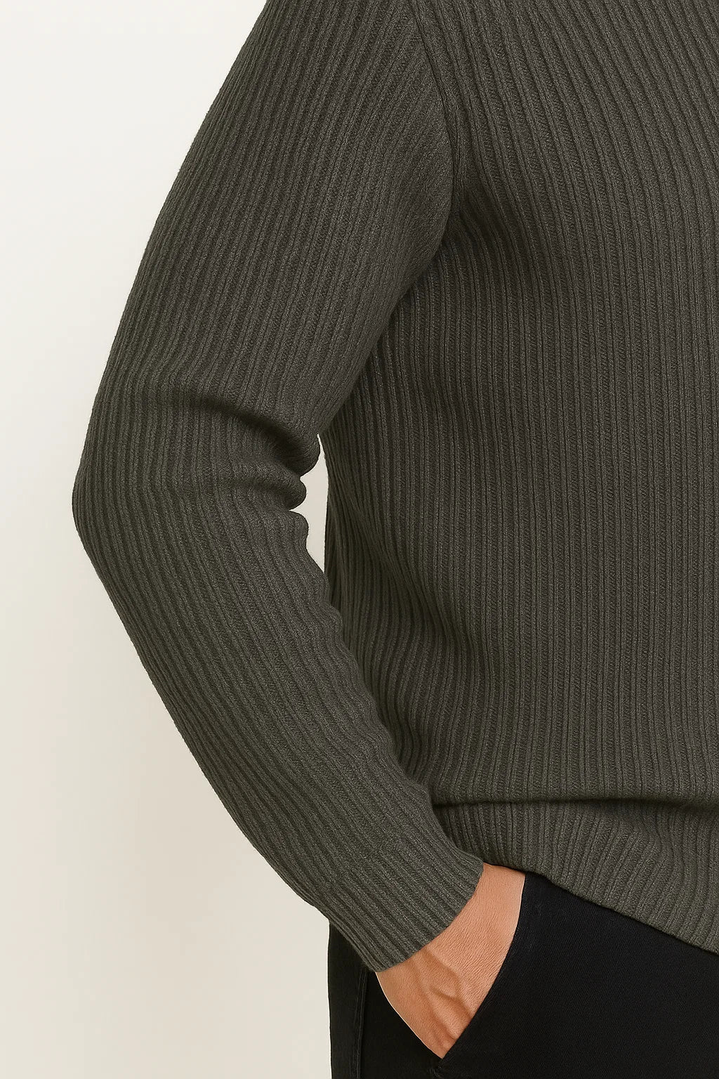 Men's Cashmere Sweater 100% Cashmere Long Sleeve