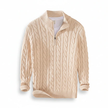Windsor™ Heritage Cable Knit Half-Zip Sweater