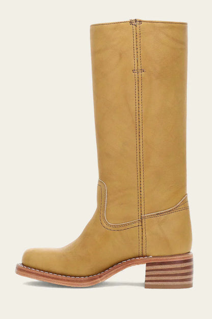 Women's Knee High Boots Black Leather Trendy Durable Design