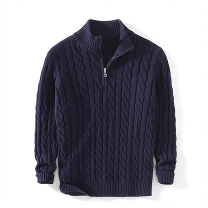 Windsor™ Heritage Cable Knit Half-Zip Sweater