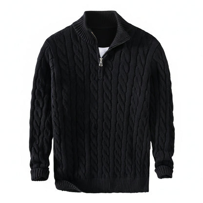 Windsor™ Heritage Cable Knit Half-Zip Sweater
